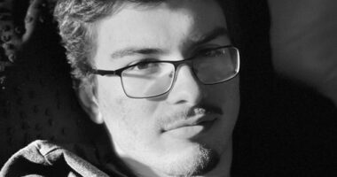 Volkan Aksoy,20, was killed when a Toyota Echo swerved across Langs Road in Ascot Vale and mounted a kerb outside the Melbourne Showgrounds around 5pm on Saturday.