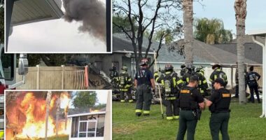 1 dead in fiery plane crash in Florida yard