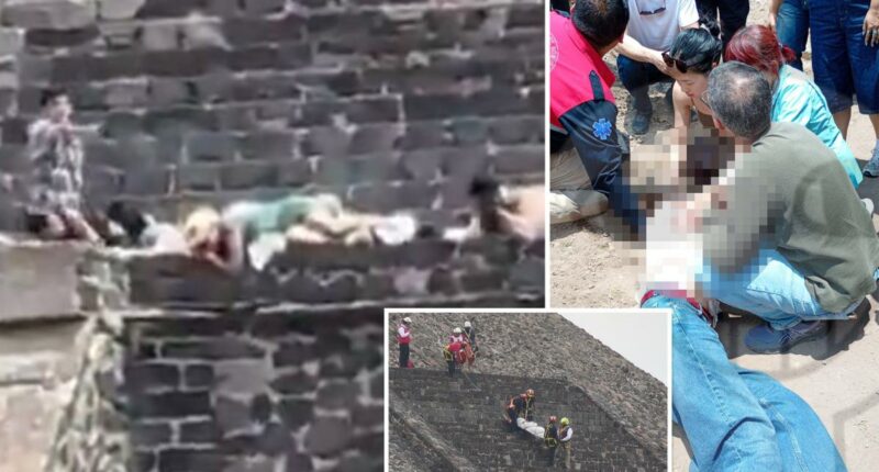 1 tourist dead, 6 hurt when gunman opens fire atop ancient Mexican pyramid that was used for human sacrifice