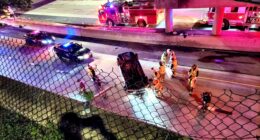 1-year-old injured after teen driver crashes car off Oklahoma bridge