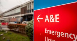 13,000 patients waited over three days in England's A&E departments last year