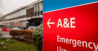 13,000 patients waited over three days in England's A&E departments last year