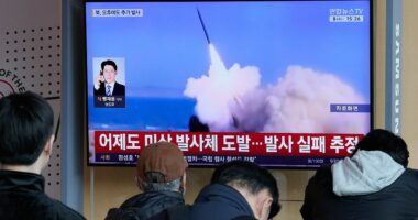 North Korea fires missiles toward sea after ridiculing South's hopes for better ties