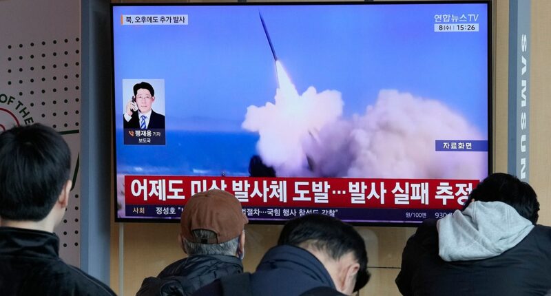 North Korea fires missiles toward sea after ridiculing South's hopes for better ties