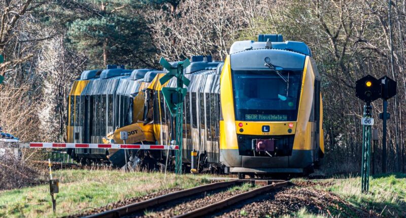 2 trains collide in Denmark, prompting a massive emergency response north of Copenhagen