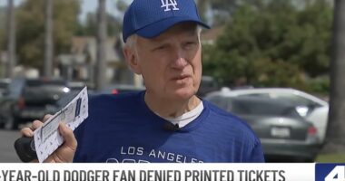 81-year-old Dodgers season ticket member finally given paper tickets back