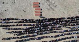 A Syrian man buries his wife and 4 children killed in Israeli strikes on Beirut