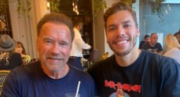 Arnold Schwarzenegger's love child reveals how dad 'pumps him up'