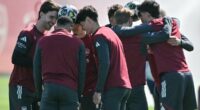 Arsenal mocked for bizarre training drills - including team huddles and PENS - as Mikel Arteta searches for spark after back-to-back defeats
