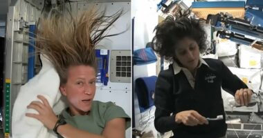 Beauty routines for astronauts - how women wash hair and wear makeup
