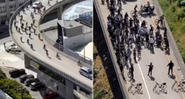 Bike mob’s Bay Bridge blitz foiled as cops stop rogue riders storming city streets before freeway chaos