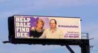 Billboard trolling Dale Warner goes viral after his murder conviction in wife Dee's case