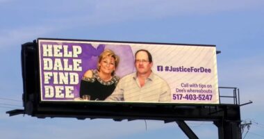 Billboard trolling Dale Warner goes viral after his murder conviction in wife Dee's case