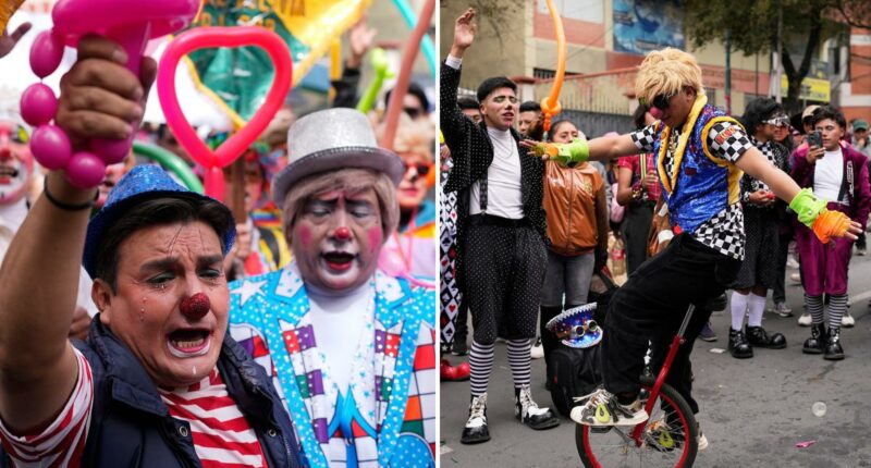 Bolivia's clown union protests government decree that threatens their livelihood