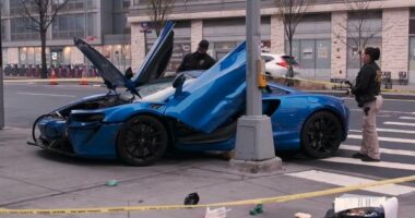 Botched heist leaves cars worth half a million smashed in the street