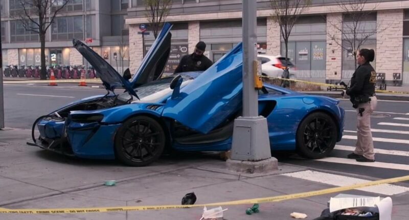 Botched heist leaves cars worth half a million smashed in the street