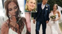 Bride covered in black paint in shocking 'revenge' attack by her new sister-in-law