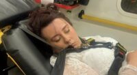 Bride ended up an ambulance after getting drunk on her wedding day