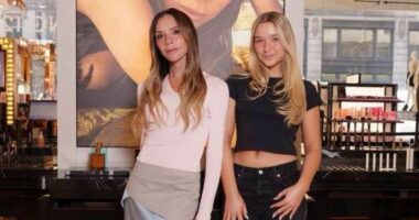 Brooklyn Beckham embraces wife Nicola Peltz surrounded by crystal