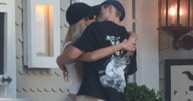 Brooks Nader devours Taron Egerton as romance goes public