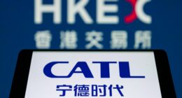 CATL shares slide after $5 billion Hong Kong share placement plan