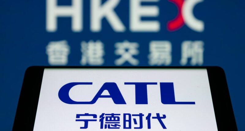 CATL shares slide after $5 billion Hong Kong share placement plan