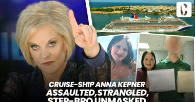 CRUISE SHIP ANNA KEPNER ASSAULTED, STRANGLED STEP-BRO UNMASKED