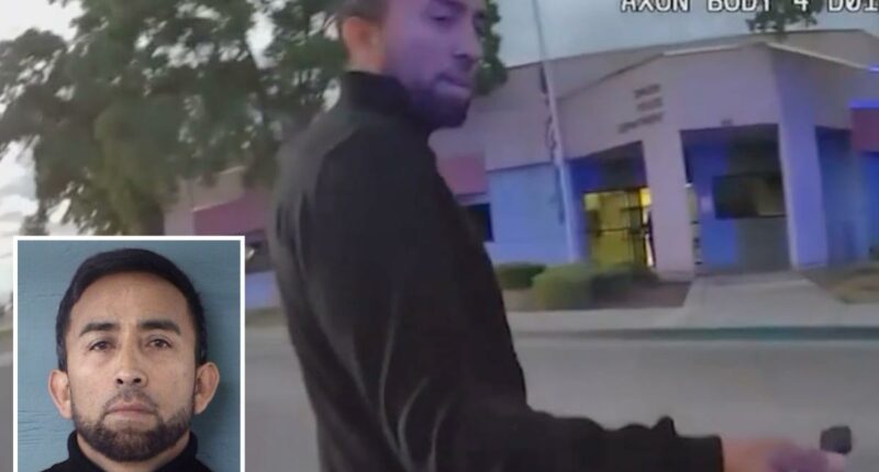 California man accused of killing ex-wife and new boyfriend makes bold move in chillingÂ  body-cam video