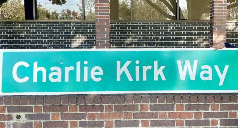 California residents melt down after street renamed Charlie Kirk way