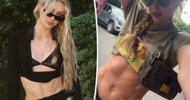 Cameron Brink flaunts abs during eventful Coachella trip