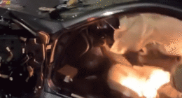 Car explodes during alleged street takeover on Chicago's South Side as city battles wave of incidents