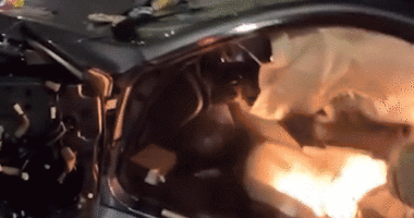 Car explodes during alleged street takeover on Chicago's South Side as city battles wave of incidents