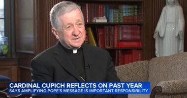 Cardinal Blase Cupich reflects 1 year after Pope Francis' death, speaks on Donald Trump-Pope Leo feud over Iran war