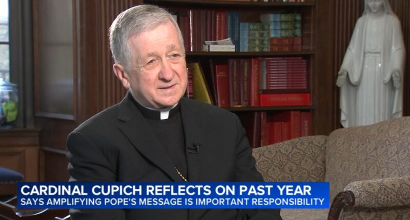 Cardinal Blase Cupich reflects 1 year after Pope Francis' death, speaks on Donald Trump-Pope Leo feud over Iran war