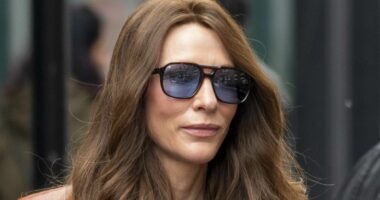 Cate Blanchett looks unrecognisable in a wig while filming Black Bag