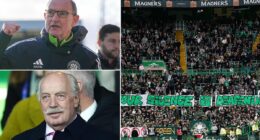 Celtic supporters group puts protests on hold and urges fans to back team until the end of the season