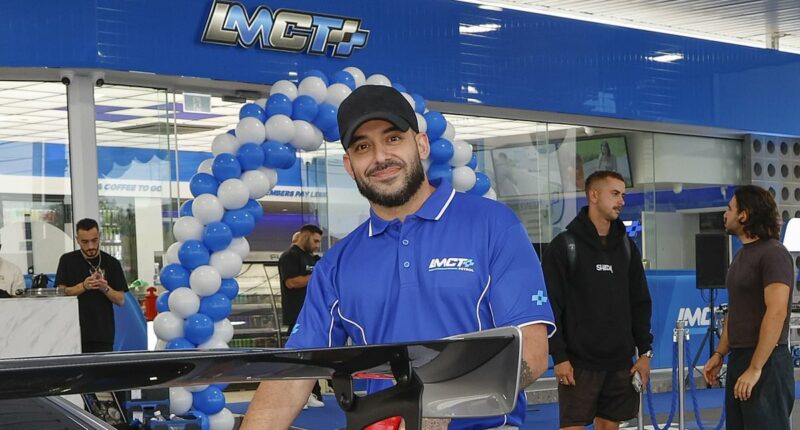 Chaos as Adrian Portelli opens his first Melbourne petrol station