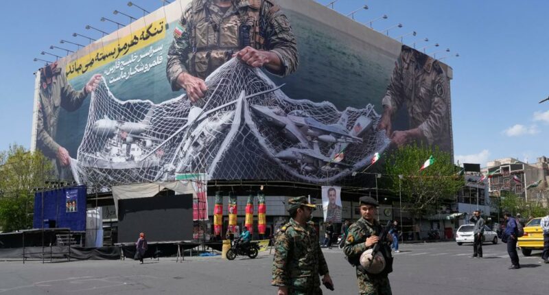 Chart shows Iran might have put sea mines in Strait of Hormuz