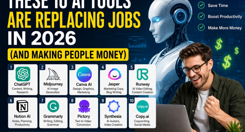 These 10 AI Tools Are Replacing Jobs in 2026 (And Making People Money)