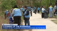 Chicago Proud: Students clean up Chicago South Halsted Riverwalk in effort to ensure ecosystems protected