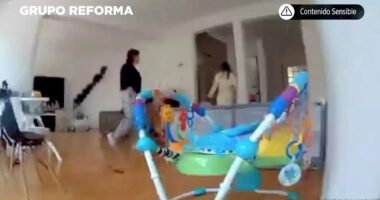 Chilling moment beauty queen is shot dead 'by her mother-in-law'