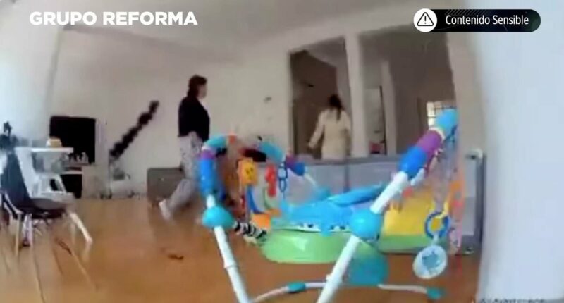 Chilling moment beauty queen is shot dead 'by her mother-in-law'