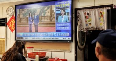 China's Xi invokes 'threat' of Taiwan independence in first cross-strait opposition talks in a decade