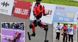 Chinese robot smashes human world record in half-marathon