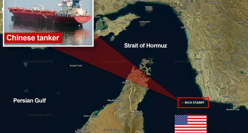 Chinese tanker's retreat from the Strait of Hormuz shows how Trump's blockade is working