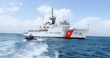Coast Guard seizes over 4,500 pounds of cocaine worth $34M from suspected narco-terrorist vessel on Easter