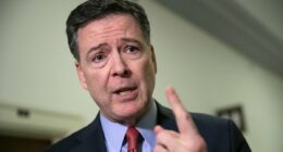 Comey surrenders to police after being accused of threat against Trump
