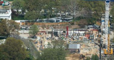 Construction on Trump's White House ballroom can continue for now, US appeals court says