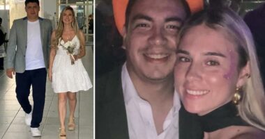 Couple found in final embrace after being killed on way home from wedding