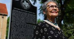 Descendants of Choctaw code talkers gather in Fort Worth for historical marker unveiling